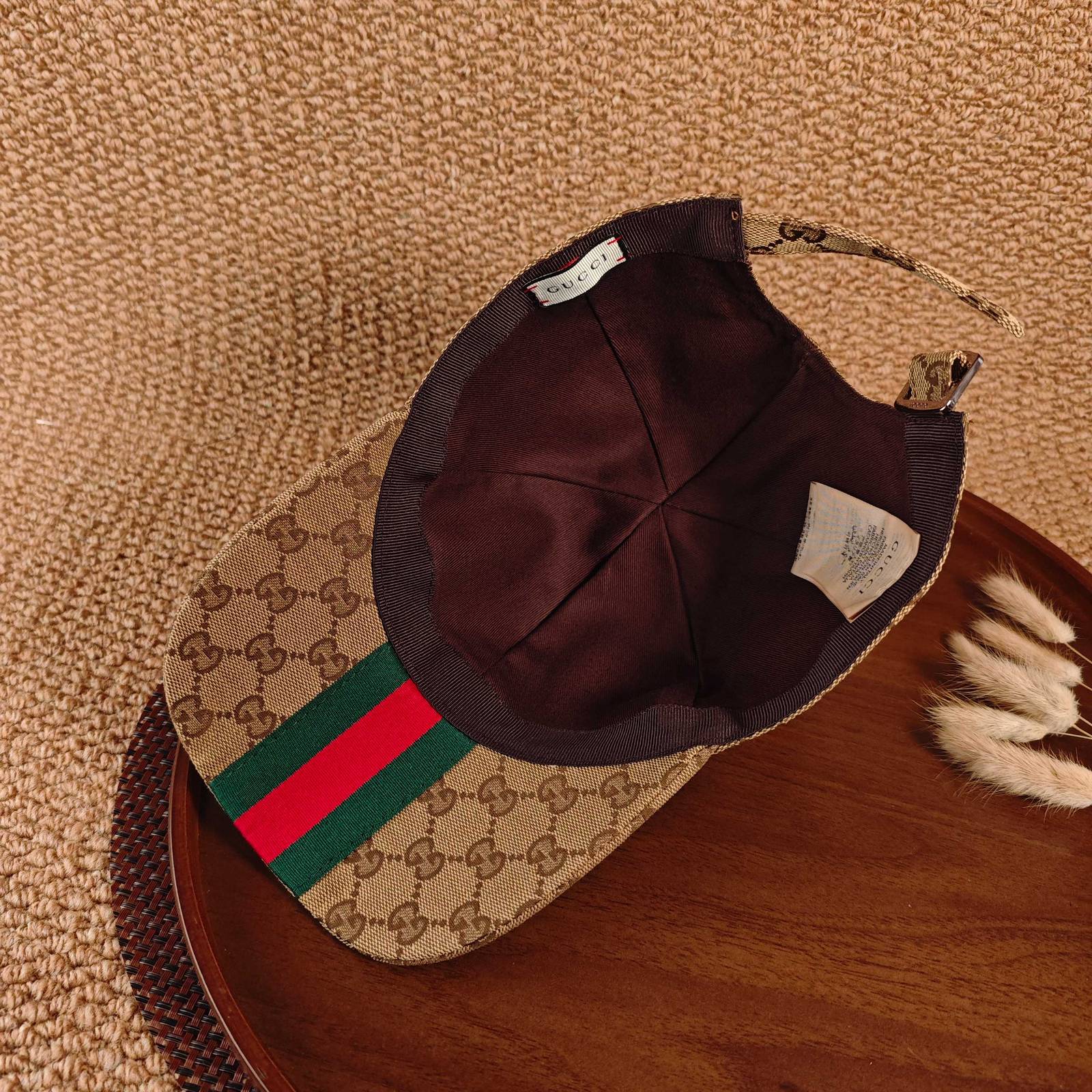 GUCCI グッチ ベースボールキャップ ロゴ刺繍 ジェットキャップ コットン ストリート ユニセックス サイズ調整可能 - 画像 17