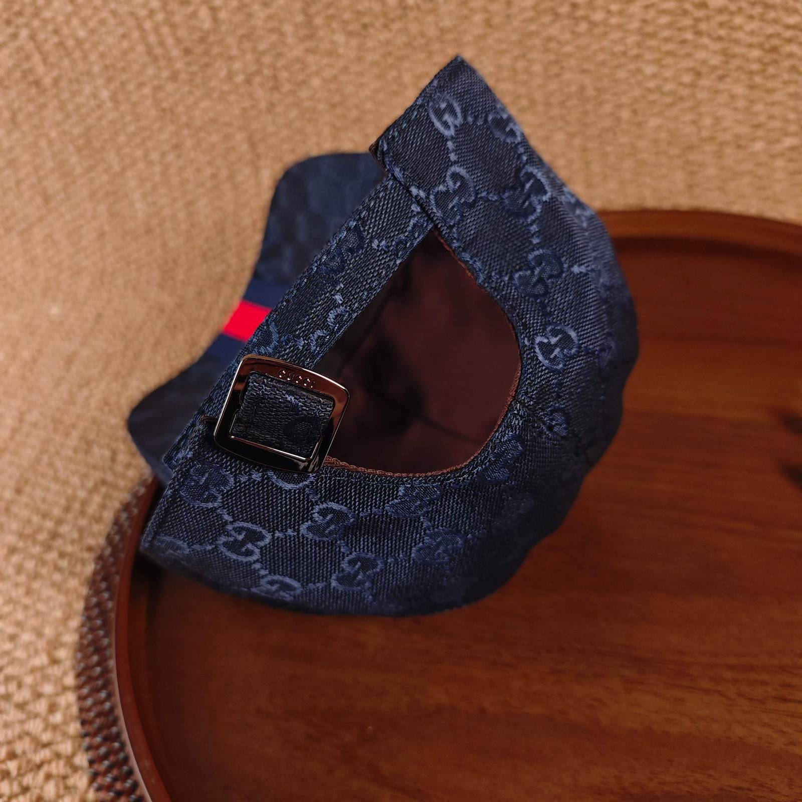 GUCCI グッチ ベースボールキャップ ロゴ刺繍 ローキャップ コットン カジュアル ストリート ユニセックス - 画像 7