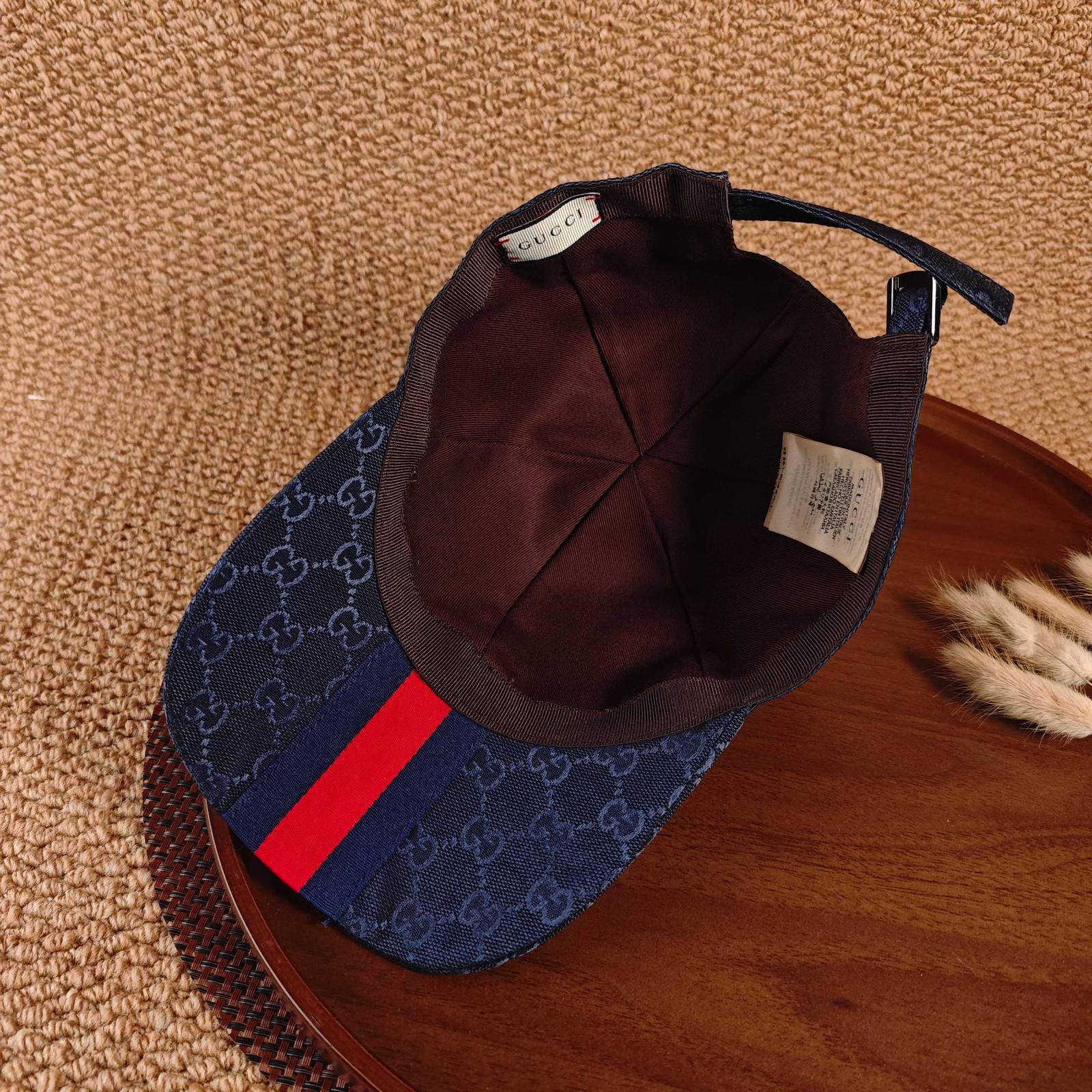 GUCCI グッチ ベースボールキャップ ロゴ刺繍 ローキャップ コットン カジュアル ストリート ユニセックス - 画像 8