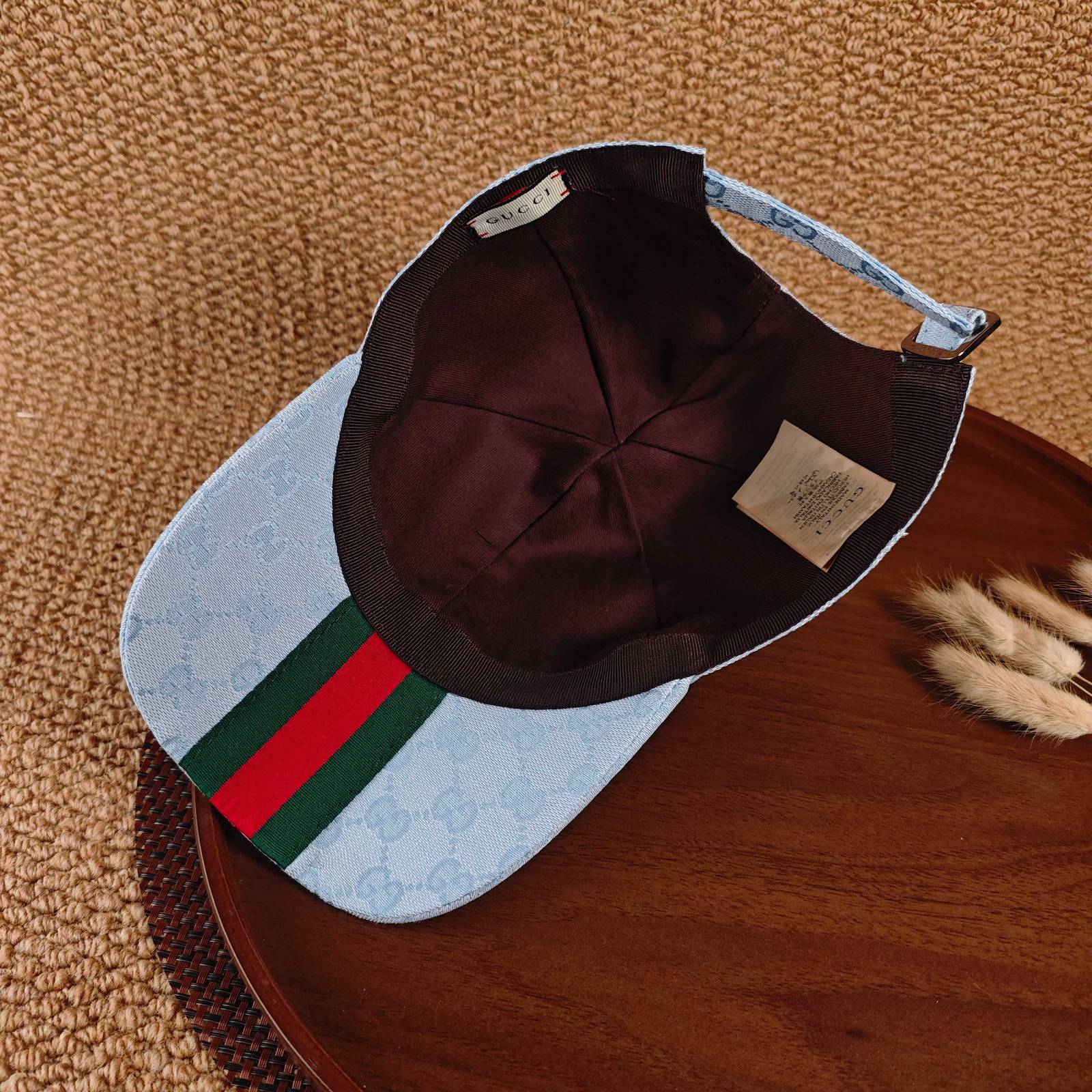 GUCCI グッチ ベースボールキャップ ロゴ刺繍 ローキャップ コットン カジュアル ストリート ユニセックス - 画像 11