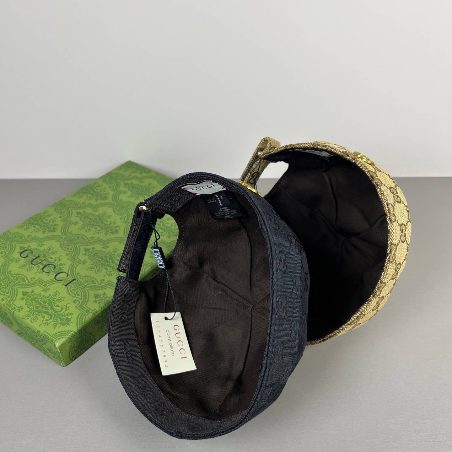 GUCCI グッチ ロゴ刺繍 ローキャップ キャップ メンズ レディース ユニセックス デニム コットン ウォッシュド メッシュ 防晒 UV対策 サイズ調整可能 - 画像 5