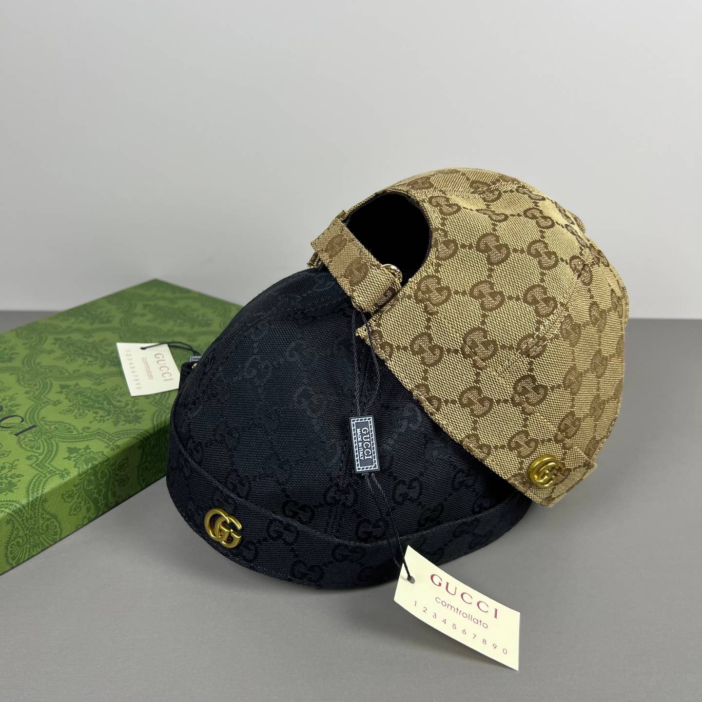 GUCCI グッチ ロゴ刺繍 ローキャップ キャップ メンズ レディース ユニセックス デニム コットン ウォッシュド メッシュ 防晒 UV対策 サイズ調整可能 - 画像 6