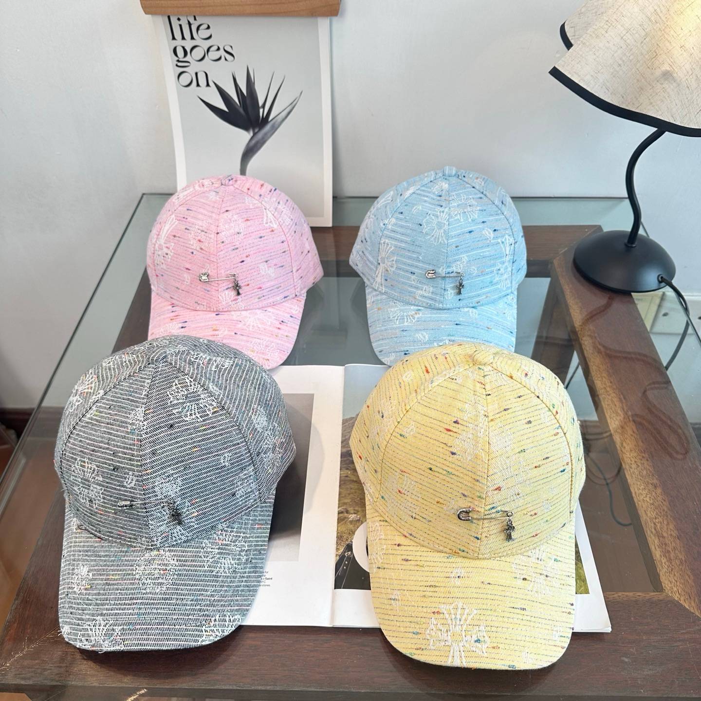CHROME HEARTS クロムハーツ キャップ ロゴ刺繍 ローキャップ コットン ストリート 古着風 小顔効果 サイズ調整可能 - 画像 2