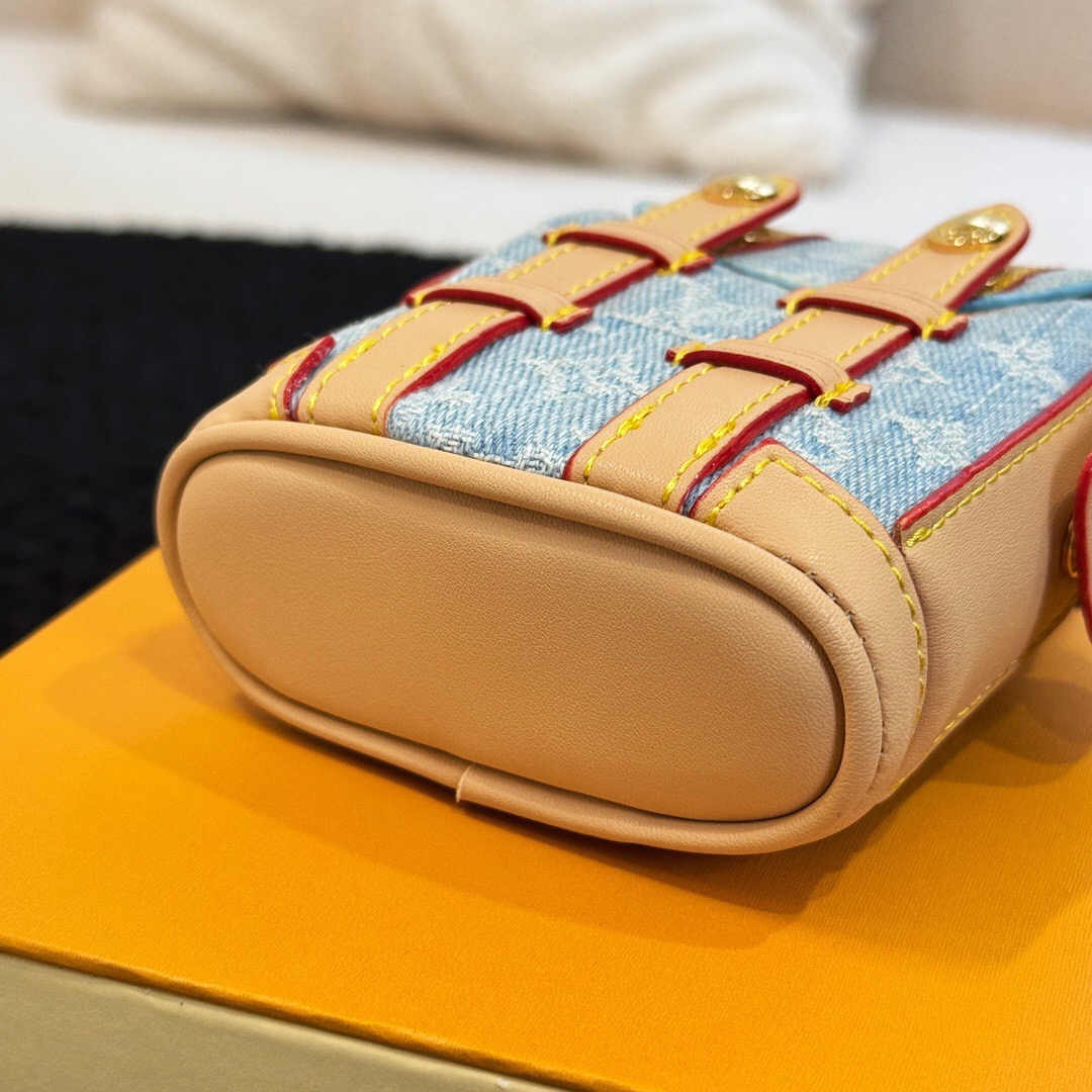 ルイヴィトン 　LOUIS VUITTON　バックパック「クリストファー」　ビジューサック　ミニクリストファー　モノグラム　LVポーチ　キーリング付ポーチ　チャーム　キーホルダー - 画像 11