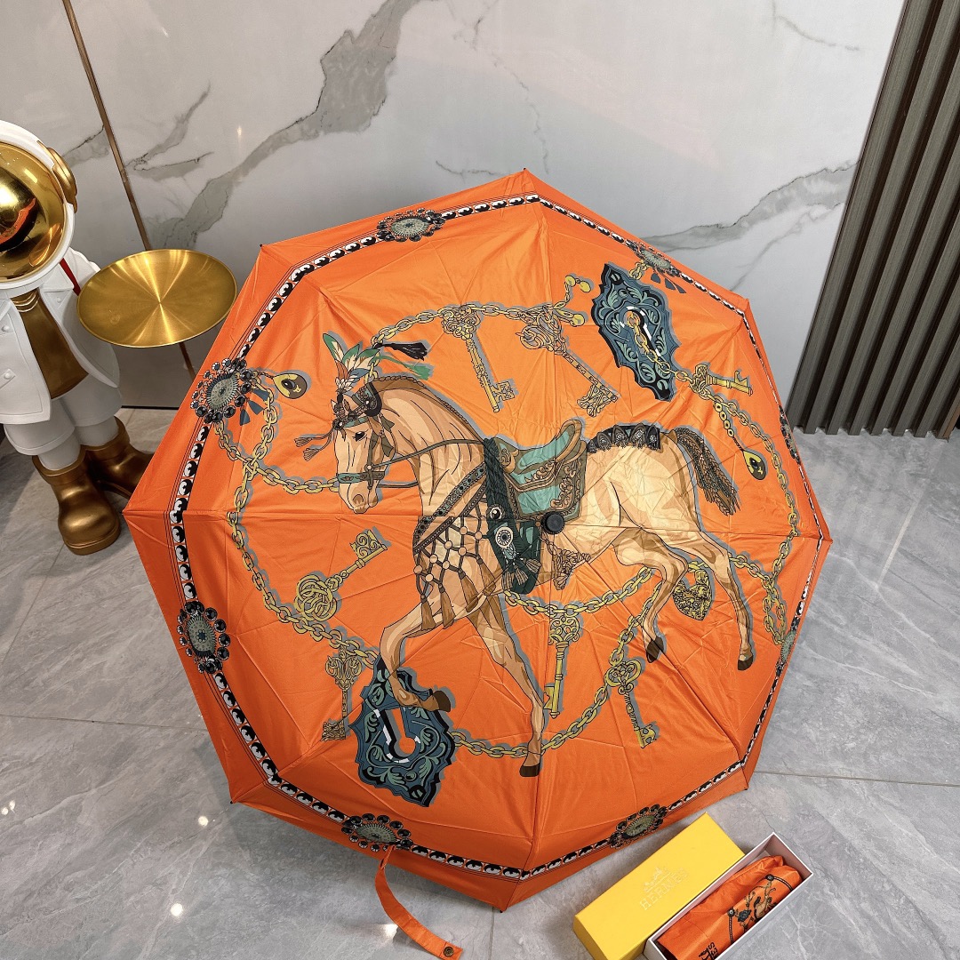 エルメス　HERMES　かさ傘　日傘雨傘　折りたたみ傘　ワンタッチ開閉アンブレラ　UVカット　晴雨兼用傘　超撥水　10種