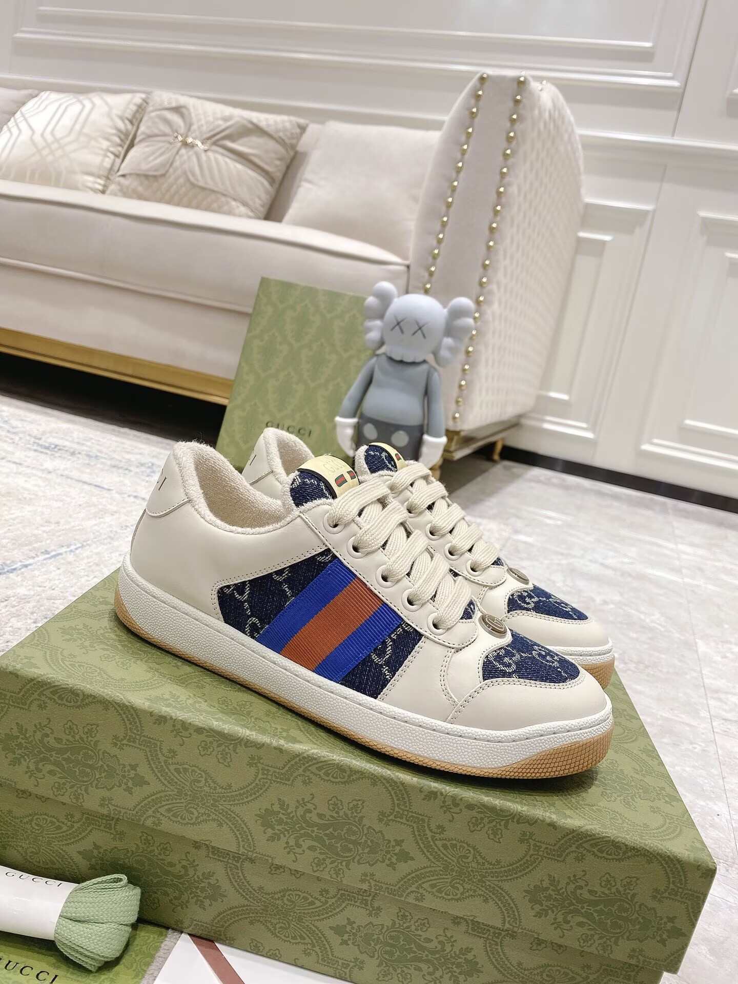 GUCCI　スニーカー　グッチスニーカー　メンズ/レディース　カップル　男女兼用　カジュアル シューズ　選べる6色 - 画像 4