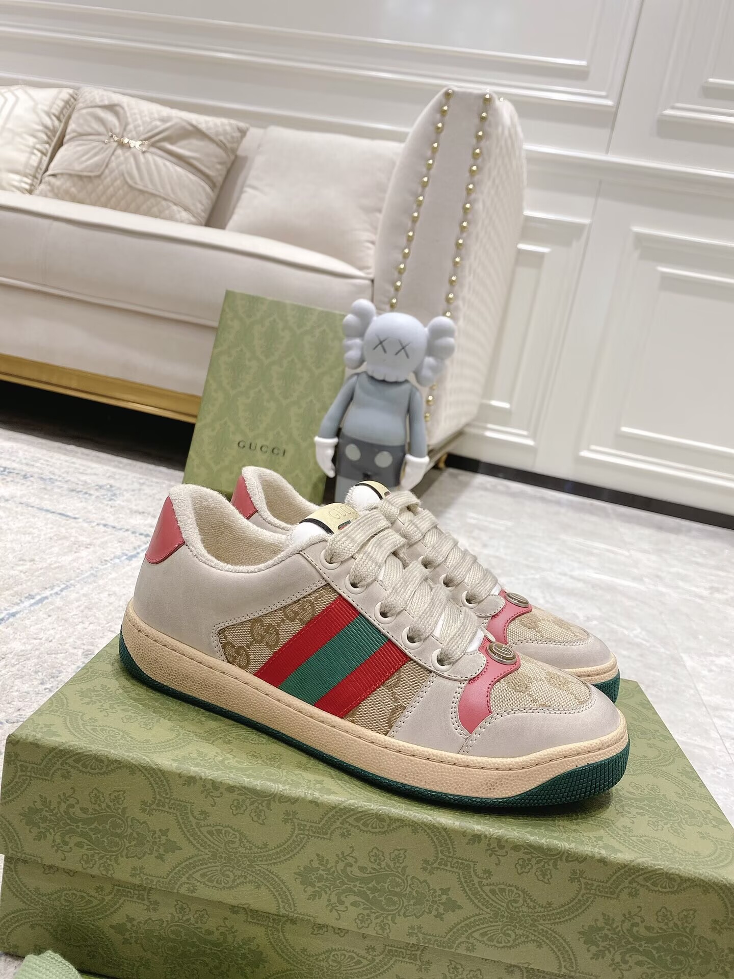 GUCCI　スニーカー　グッチスニーカー　メンズ/レディース　カップル　男女兼用　カジュアル シューズ　選べる6色 - 画像 7