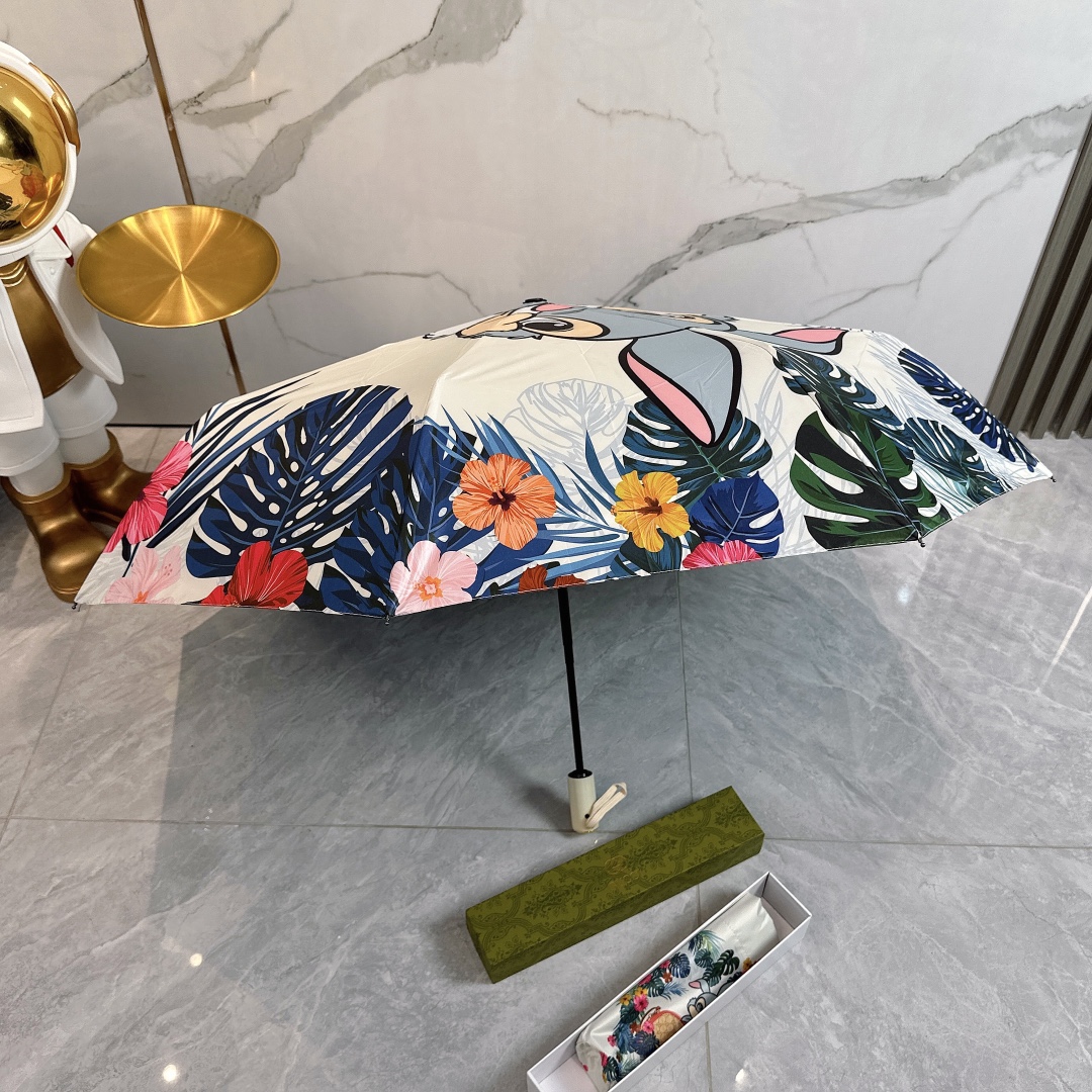 GUCCI　グッチかさ傘　日傘雨傘　折りたたみ傘　ワンタッチ開閉　UVカット　晴雨兼用傘　可愛いミッキーディズニー4種