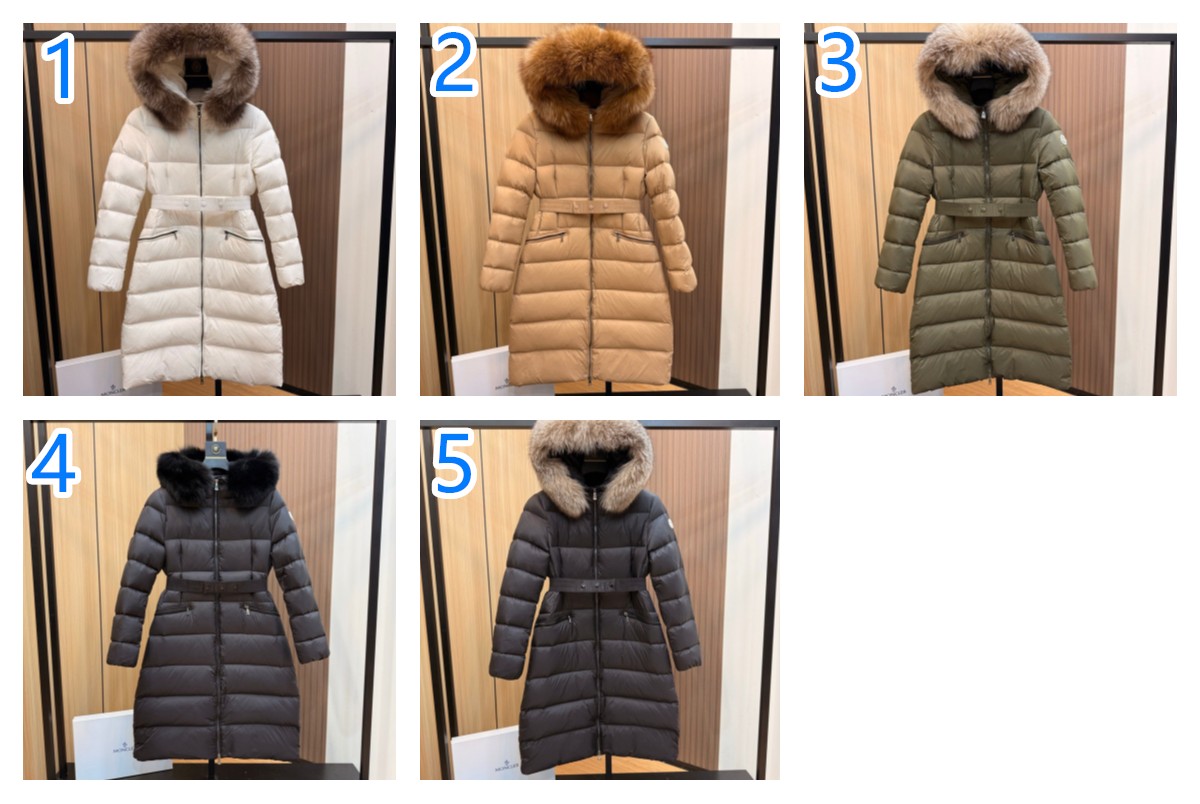 Moncler　モンクレール　ダウンジャケット　Boedic　ファー付きダウンコート　ロングダウンジャケット　レディース　秋冬限定