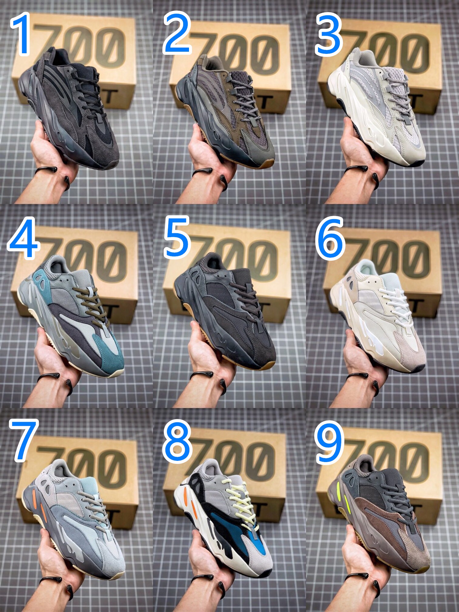 人気　アディダス　イージーブースト700V2 ヴェンタ　ローカットスニーカー　YEEZY BOOST 700 V2 Vanta　レディース　メンズ　スニーカー