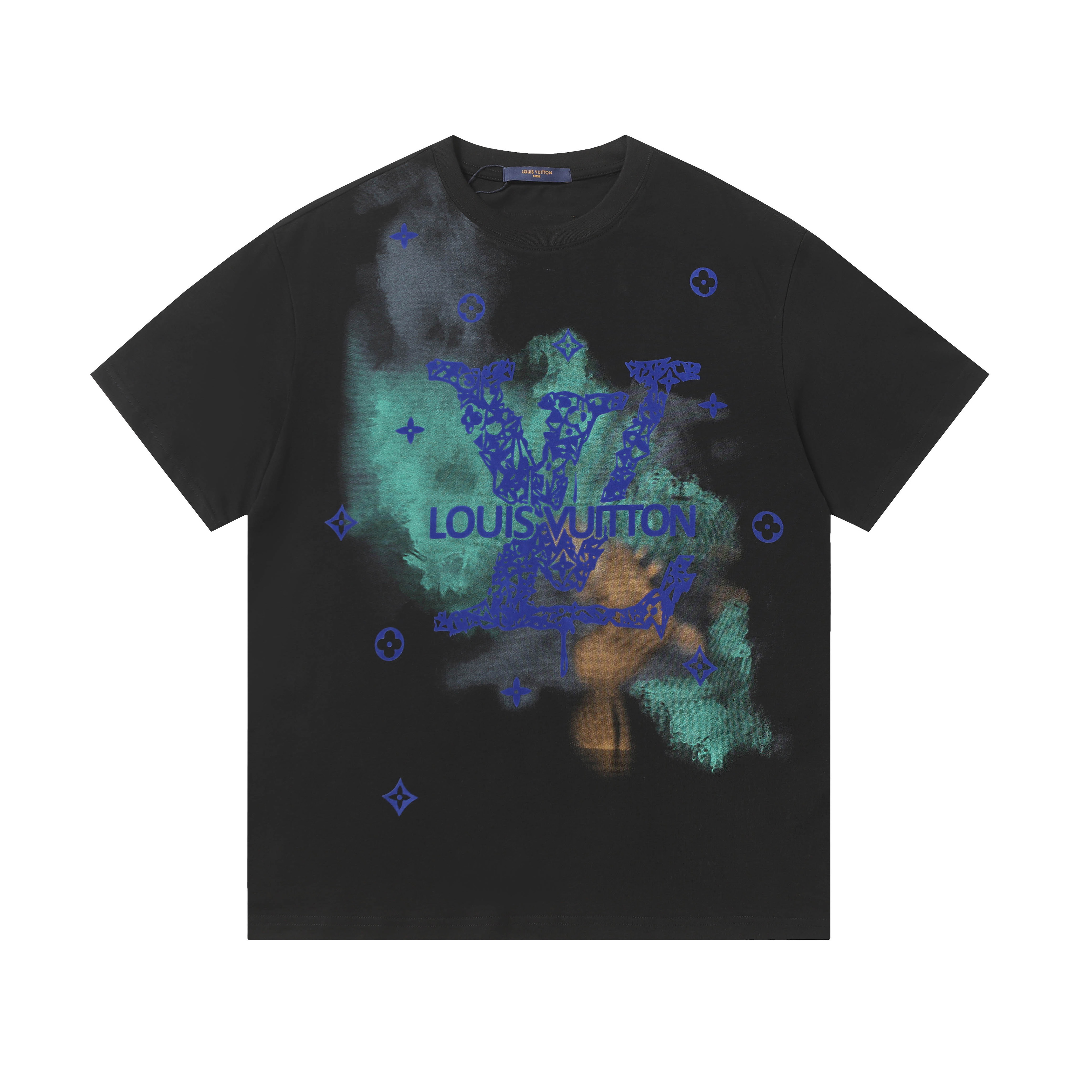 Louis Vuitton　ルイヴィトン　メンズシャツ　クルーネック 半袖シャツ　綿100％　Ｔシャツ　T-Shirt　シャツ　2色 - 画像 4