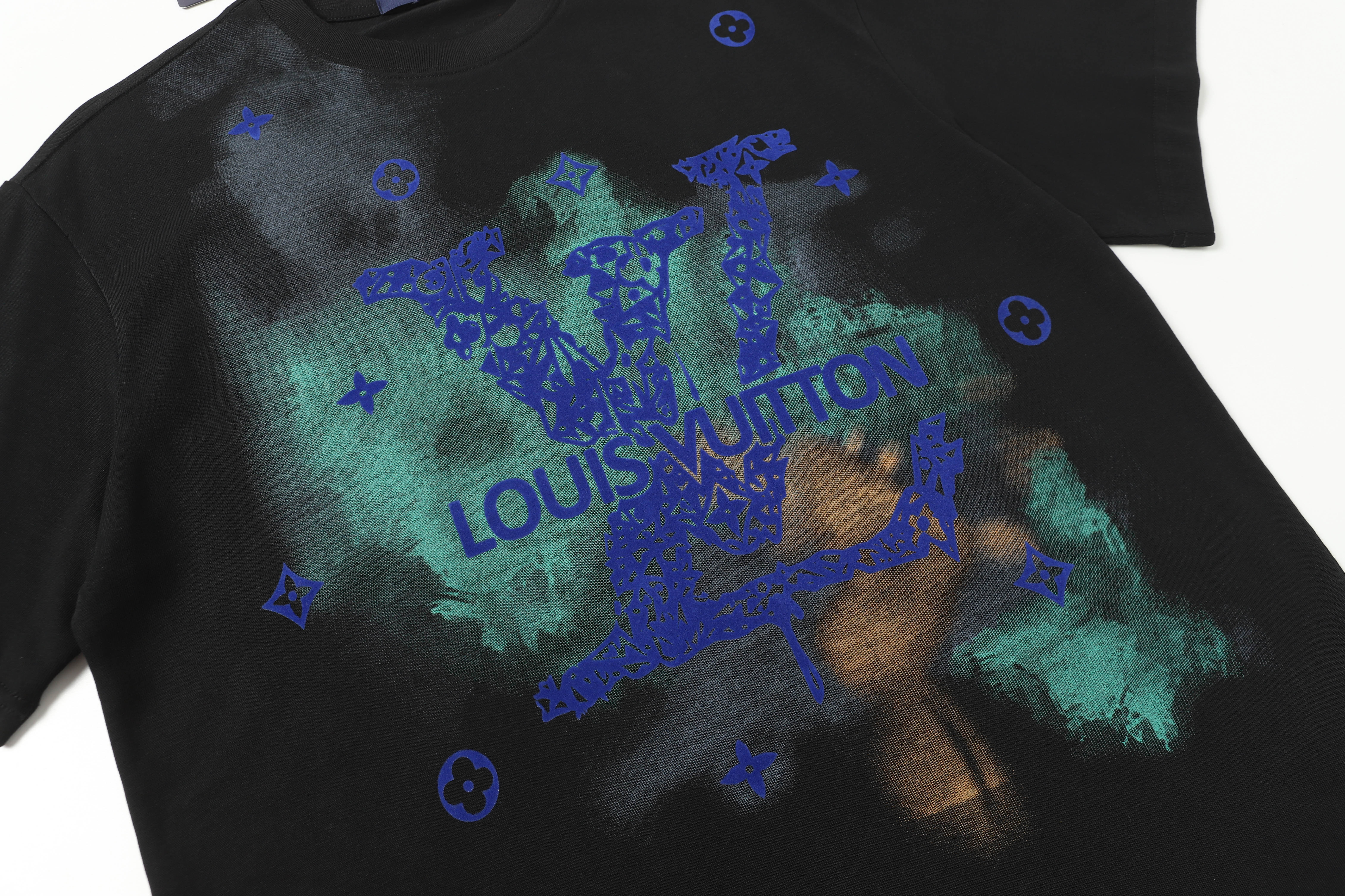 Louis Vuitton　ルイヴィトン　メンズシャツ　クルーネック 半袖シャツ　綿100％　Ｔシャツ　T-Shirt　シャツ　2色 - 画像 6