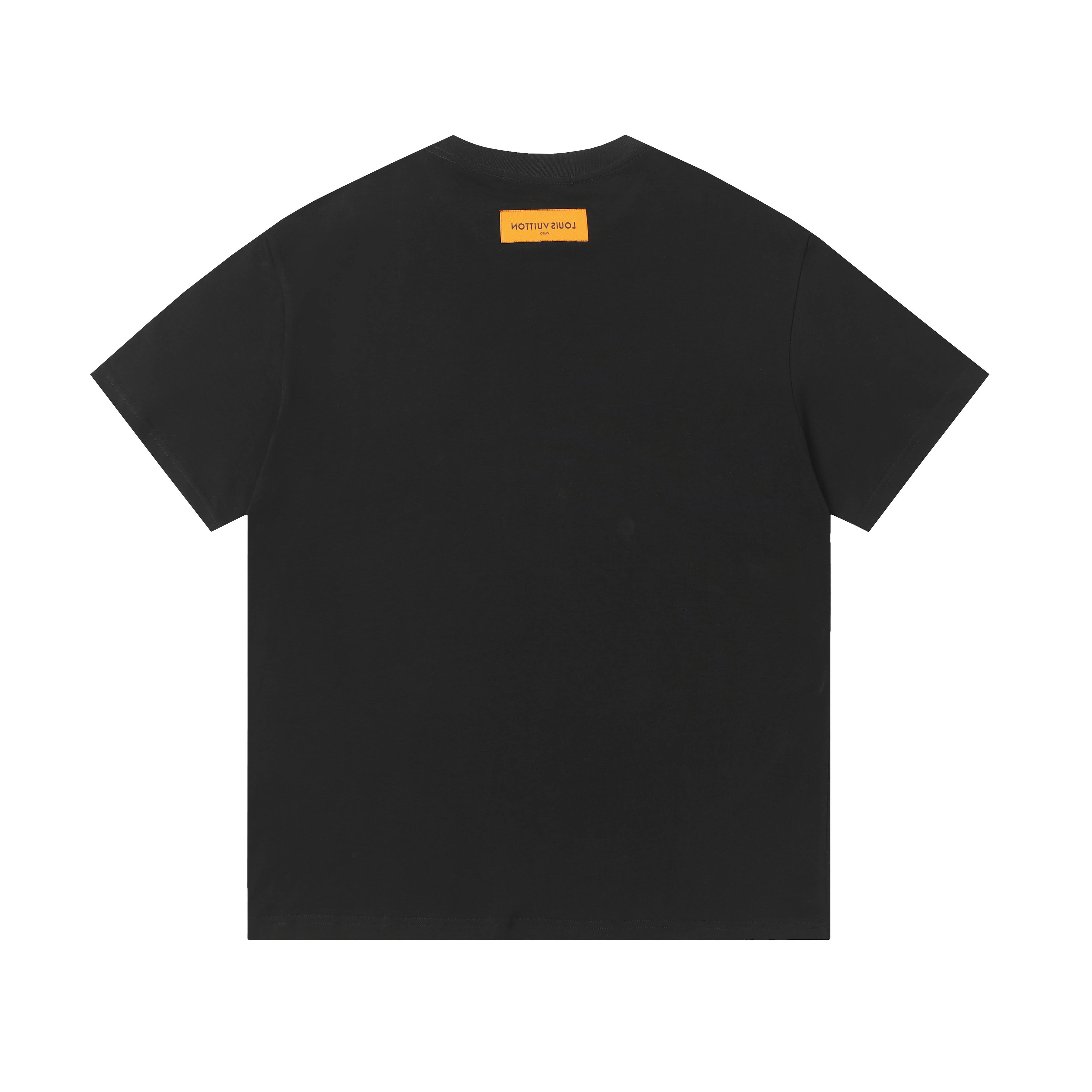 Louis Vuitton　ルイヴィトン　メンズシャツ　クルーネック 半袖シャツ　綿100％　Ｔシャツ　T-Shirt　シャツ　2色 - 画像 5