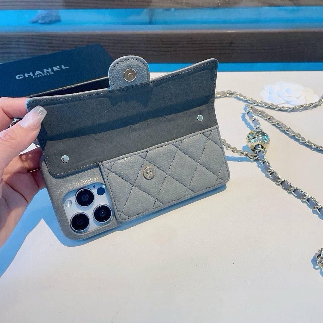 CHANEL シャネル ファッションスマホケース チェンジングチェーン フェイクレザー ロゴ付き シャネル風 インスタ映え - 画像 8