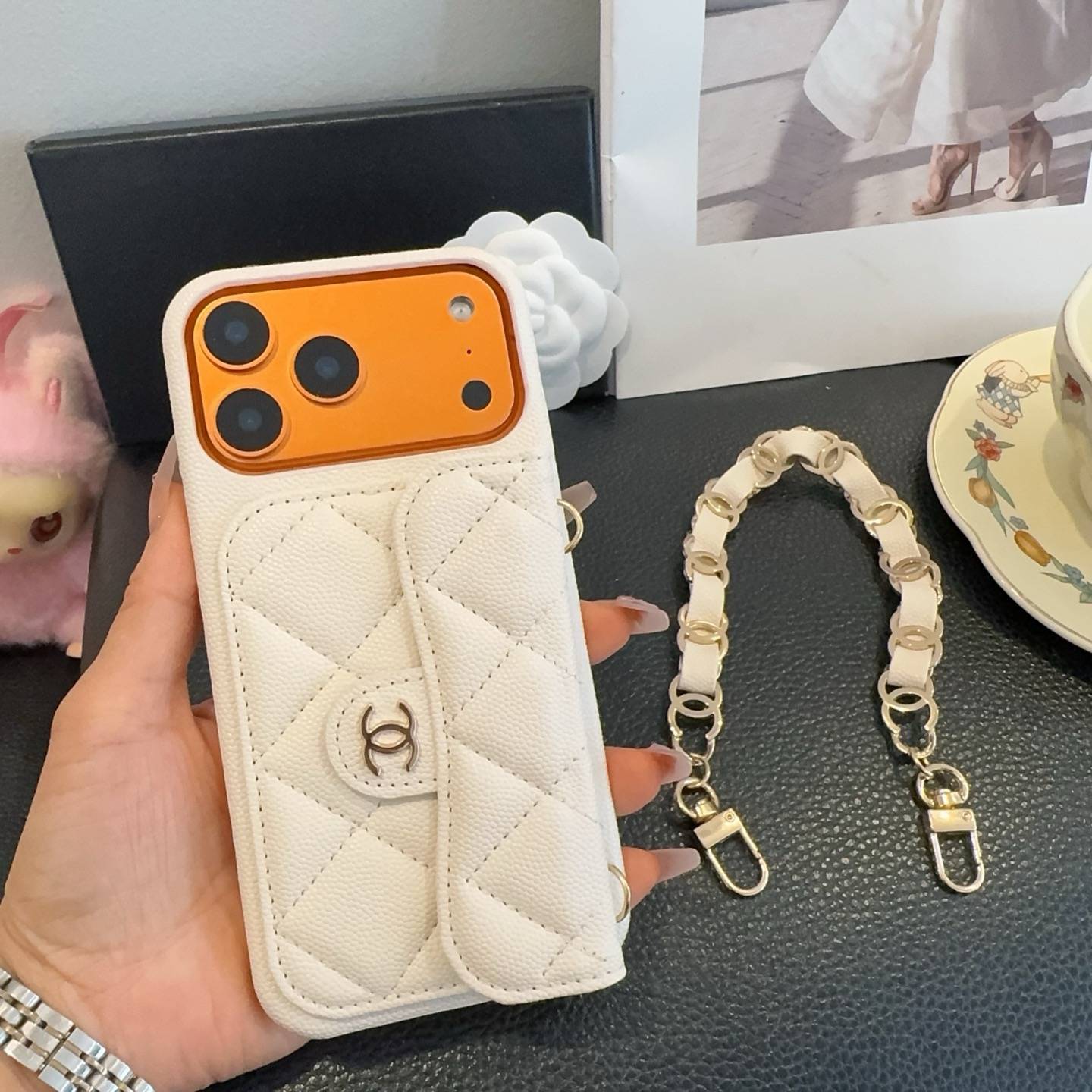 CHANEL シャネル フlipケース ファンシーチェーン ファッション レディース ファッション - 画像 7