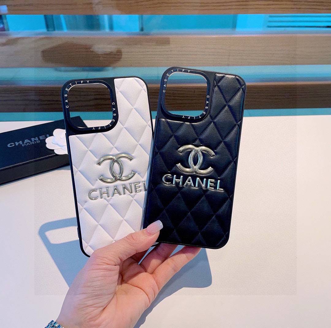 CHANEL シャネル バイカラー ロゴTシャツ クルーネック 綿100 ホワイト ブラック - 画像 5