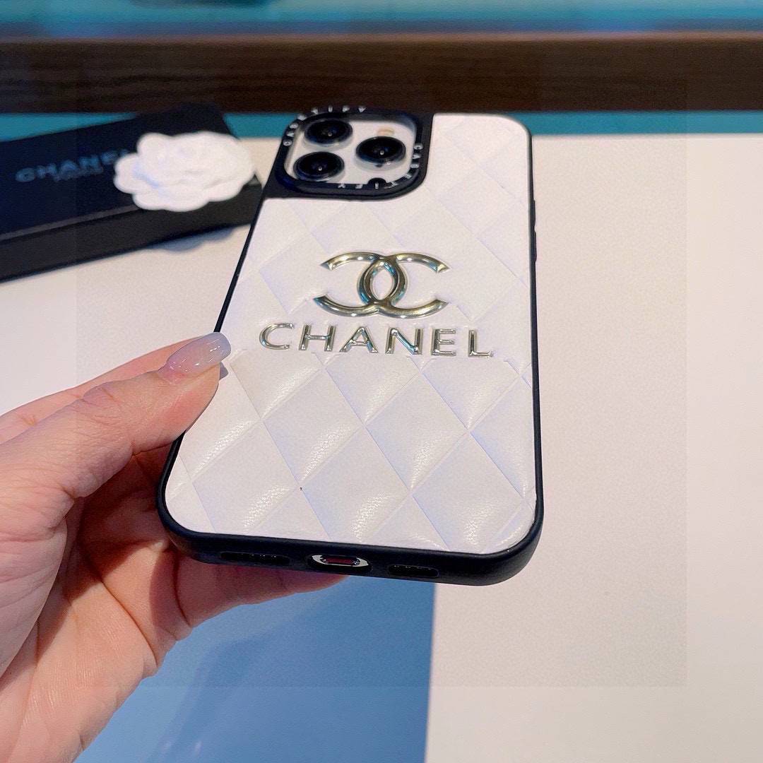 CHANEL シャネル バイカラー ロゴTシャツ クルーネック 綿100 ホワイト ブラック - 画像 9