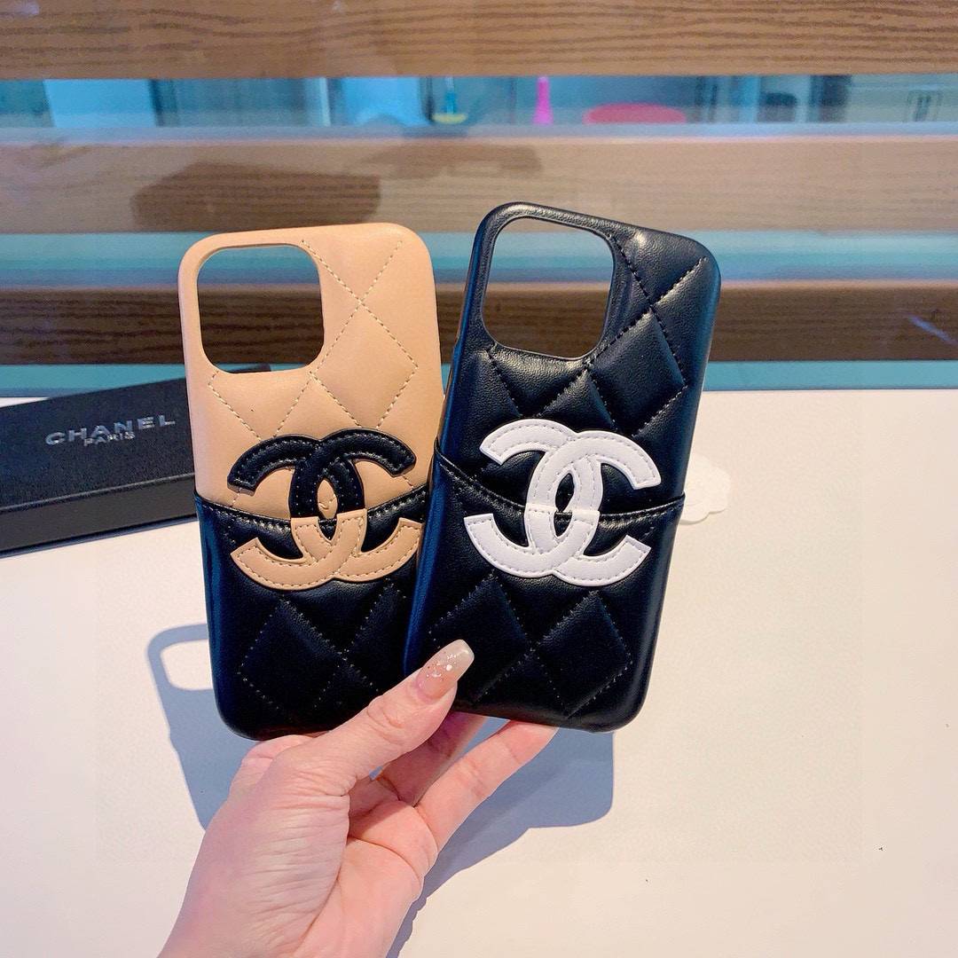 CHANEL シャネル バイカラー ロゴTシャツ クルーネック コットン ブラック ホワイト - 画像 5