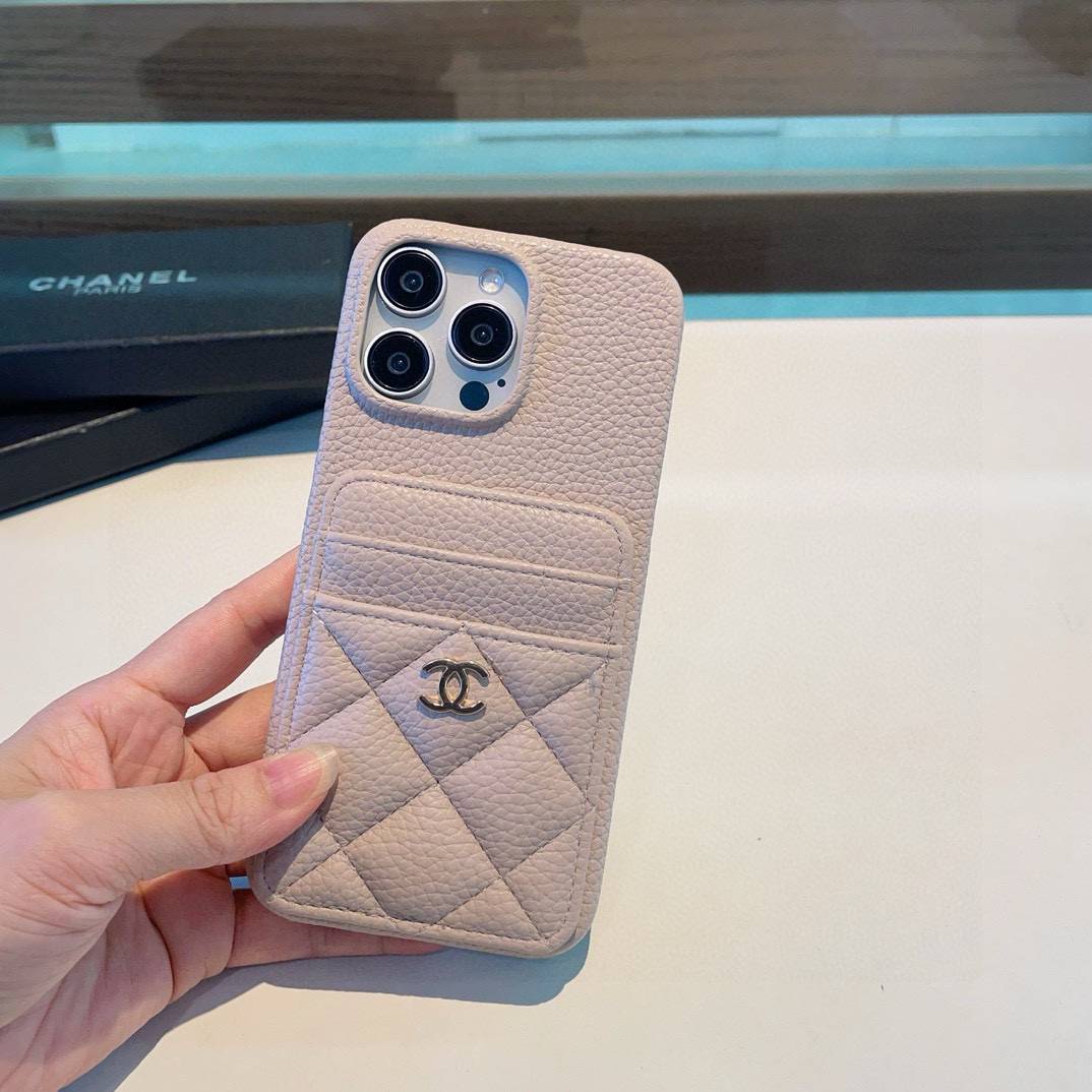 CHANEL シャネル カードケース付き手机壳 ライダース ヴィンテージ ブラック ホワイト - 画像 2