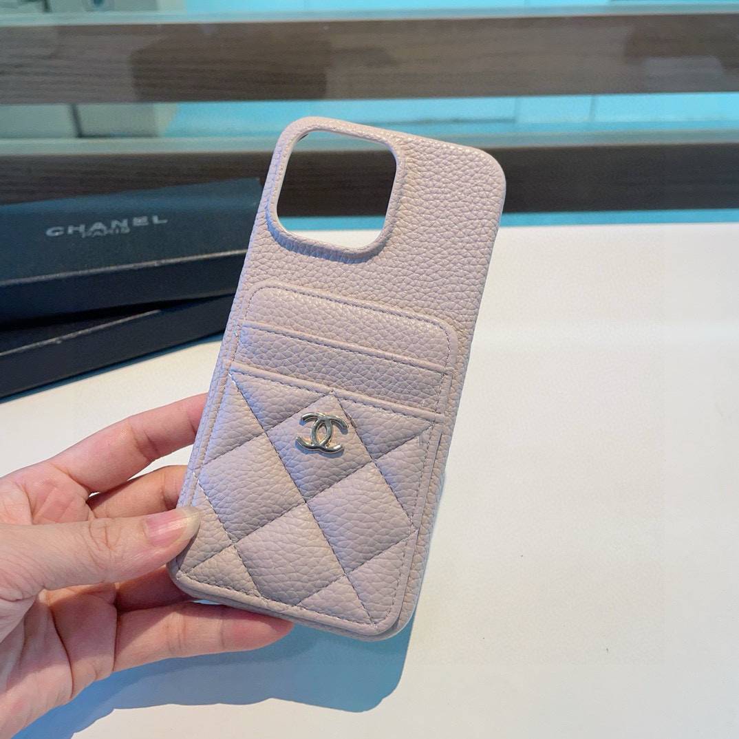CHANEL シャネル カードケース付き手机壳 ライダース ヴィンテージ ブラック ホワイト - 画像 5