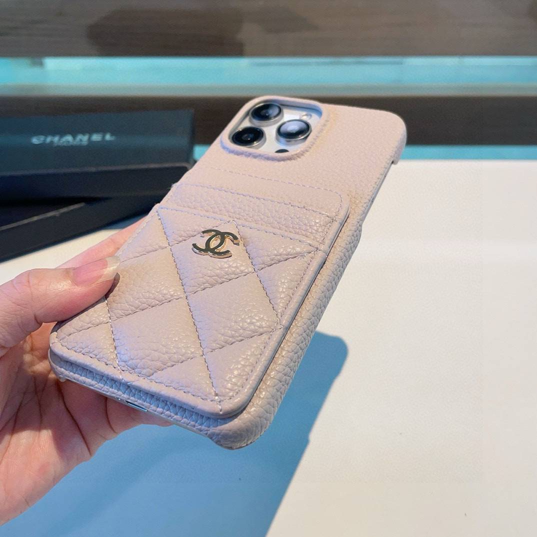 CHANEL シャネル カードケース付き手机壳 ライダース ヴィンテージ ブラック ホワイト - 画像 8
