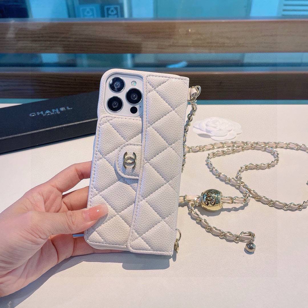 CHANEL シャネル フlipケース ファッション ワンピース レディース ファッション グレインレザー ミニウォレット - 画像 2