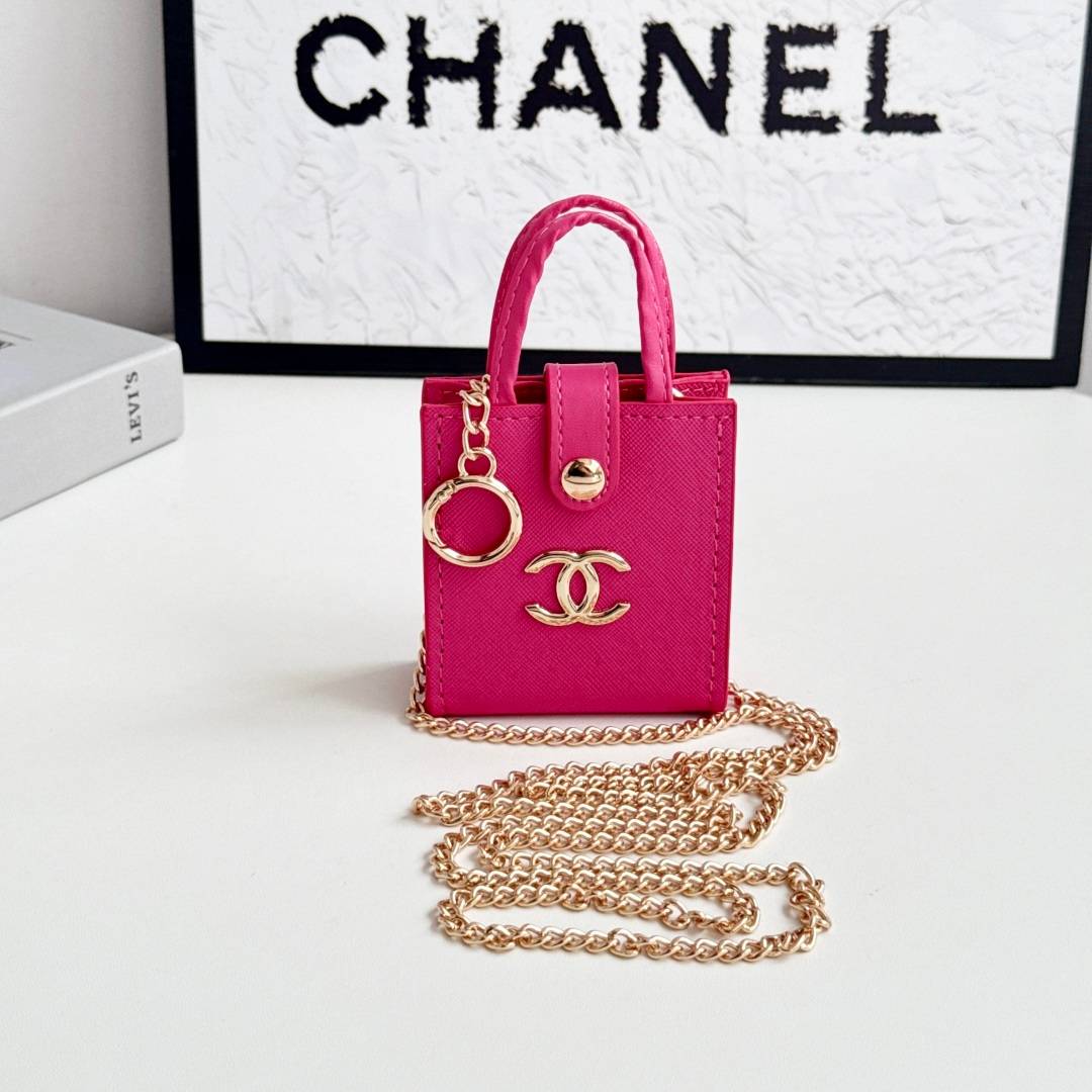 CHANEL シャネル ハンドバッグ ミニバッグ ロゴTシャツ ココマーク プリント ファッション ホワイト ブラック ピンク レッド - 画像 8