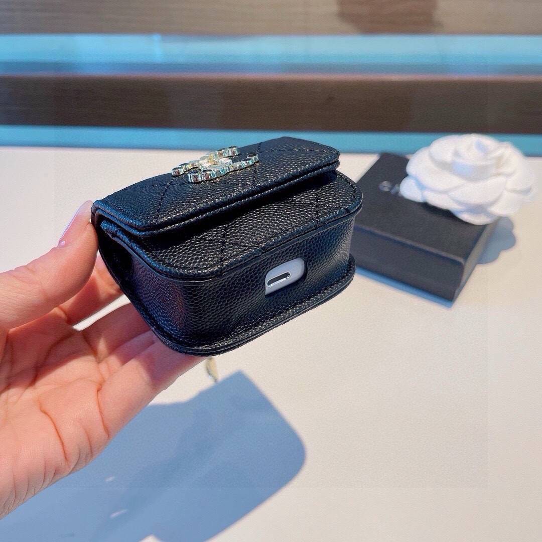 CHANEL シャネル ミニバッグ ファスナー付き シャネルロゴ ファスナーポーチ ブラック ピンク - 画像 8