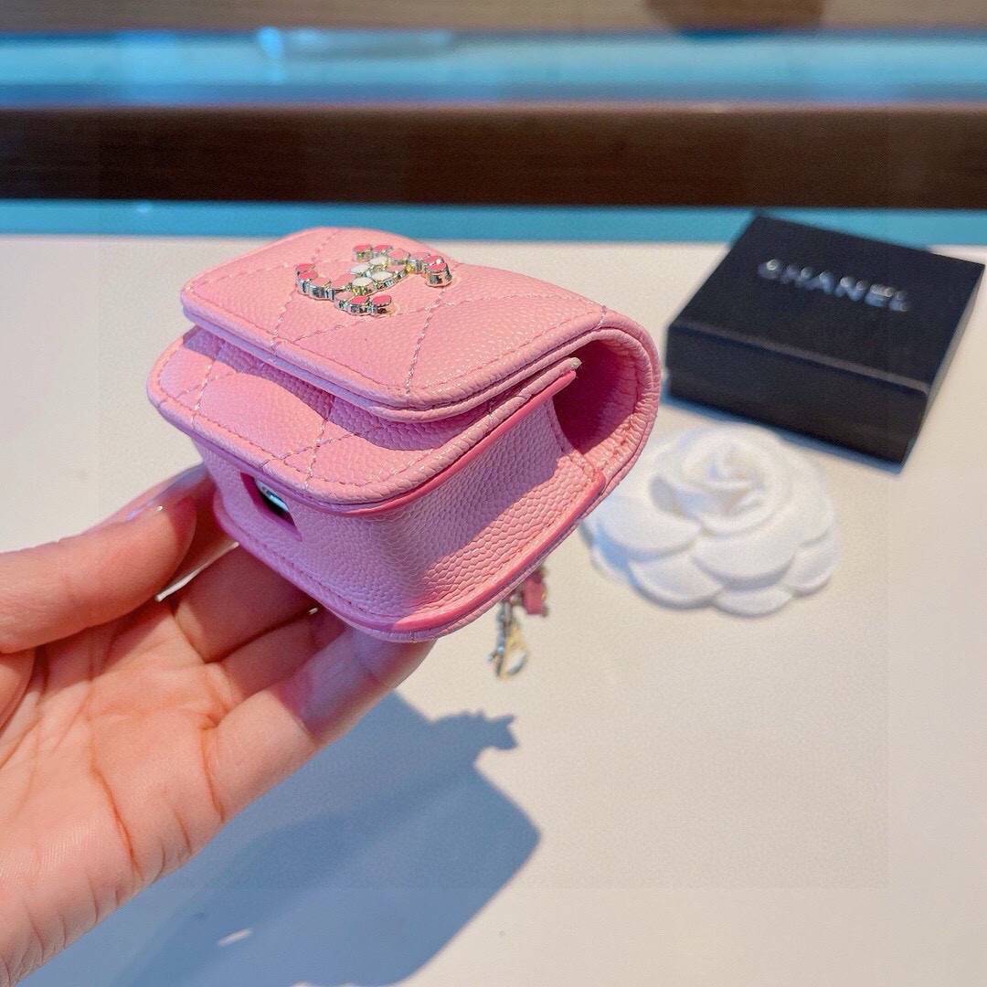 CHANEL シャネル ミニバッグ ファスナー付き ロゴTシャツ ファスナー付き ピンク ブラック - 画像 7