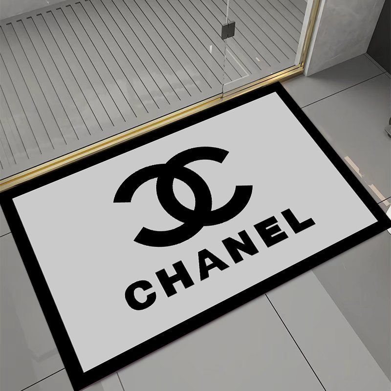 CHANEL　シャネル　マット　ラグマット　浴室/キッチン/玄関　台所マット　滑り止め付き