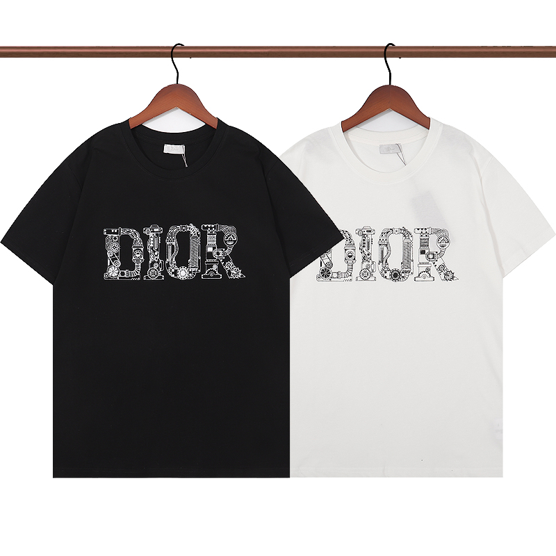 【未着用】Dior ディオール「Addict」Tシャツ　半袖柄デザインプリント