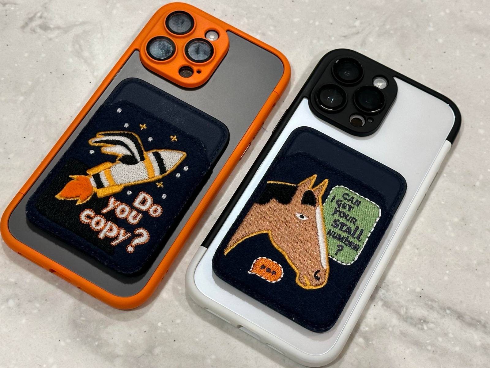 HERMES 愛馬仕 iPhone 18シリーズ対応 iPhoneケース スマホケース レディース ロゴ入り カード収納 マグセーフ対応 藏青色 - 画像 9