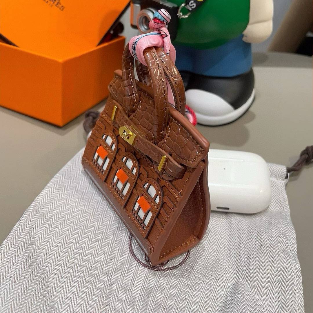 Hermes アイフォンケース スマホケース iPhone 18シリーズ対応 レディース ロゴ入り ミニバッグ ショルダー付き - 画像 6