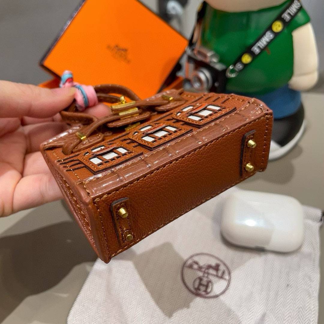 Hermes アイフォンケース スマホケース iPhone 18シリーズ対応 レディース ロゴ入り ミニバッグ ショルダー付き - 画像 8