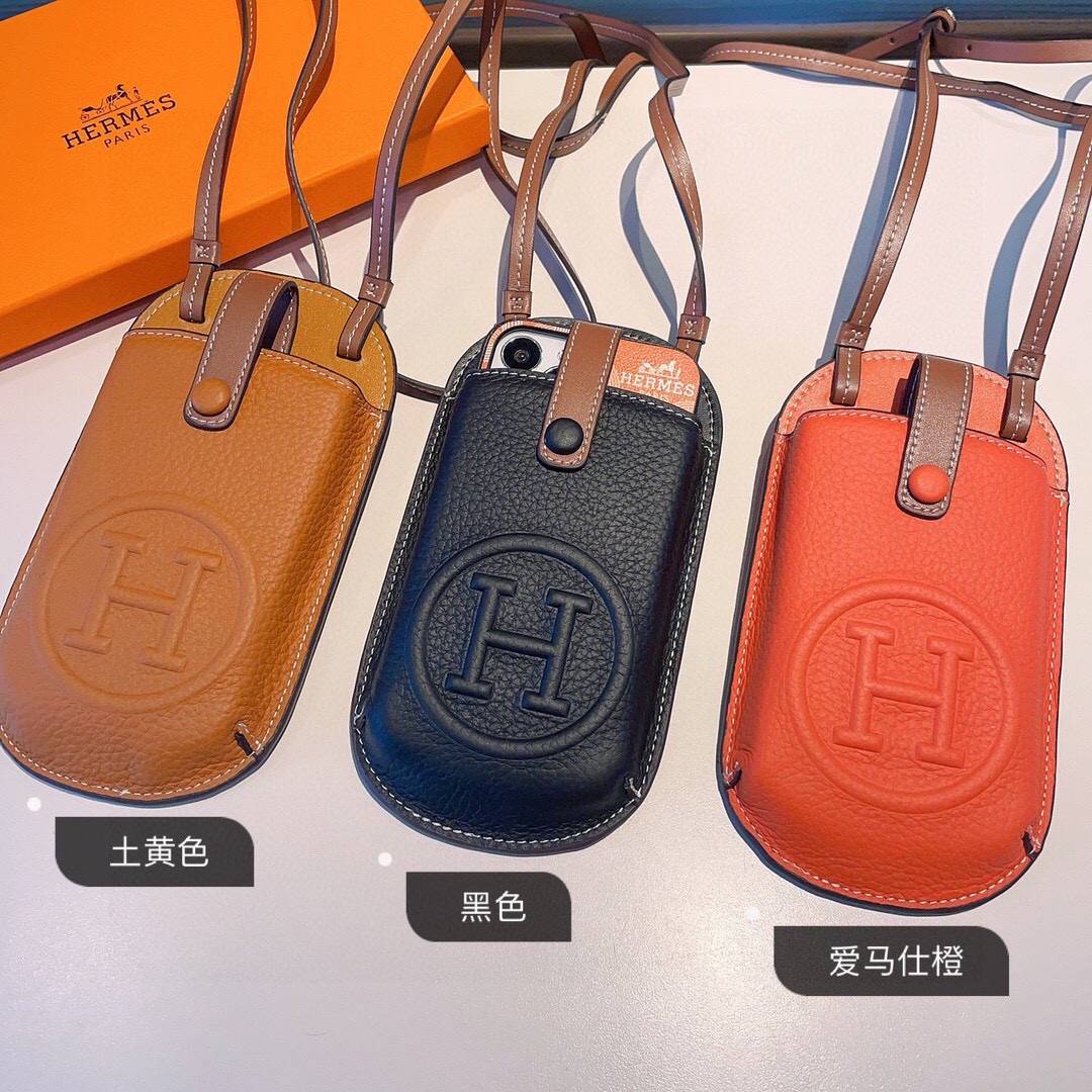 HERMES 愛馬仕 iPhone 18シリーズ対応 iPhoneケース スマホケース レディース ショルダー付き カード収納 - 画像 10