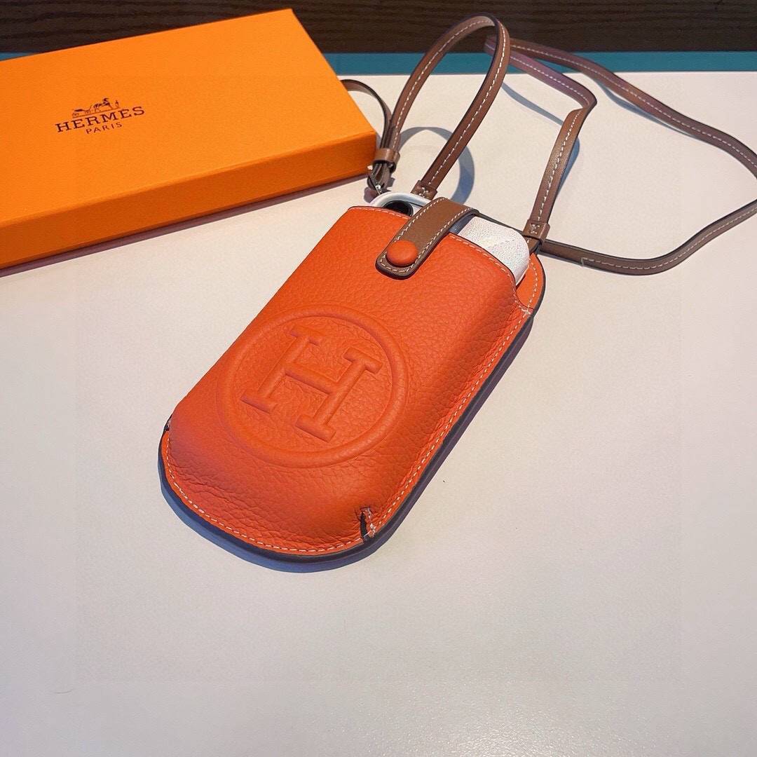 HERMS 愛馬仕 iPhoneケース スマホケース iPhone 18シリーズ対応 レディース ショルダー付き カード収納 - 画像 4