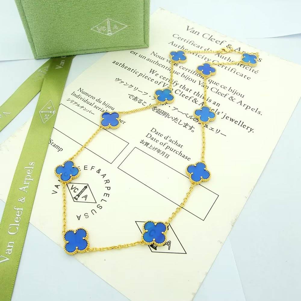 Van Cleef Arpels ヴァン クリーフアーペル レディース ネックレス アルハンブラ フリヴォル ブランドネックレス モチーフネックレス ゴールド - 画像 3