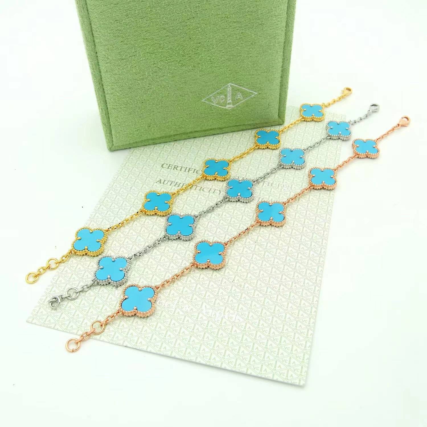 Van Cleef Arpels ヴァン クリーフアーペル レディース ブレスレット フリヴォル モチーフネックレス 上品なアクセサリー ギフト - 画像 6