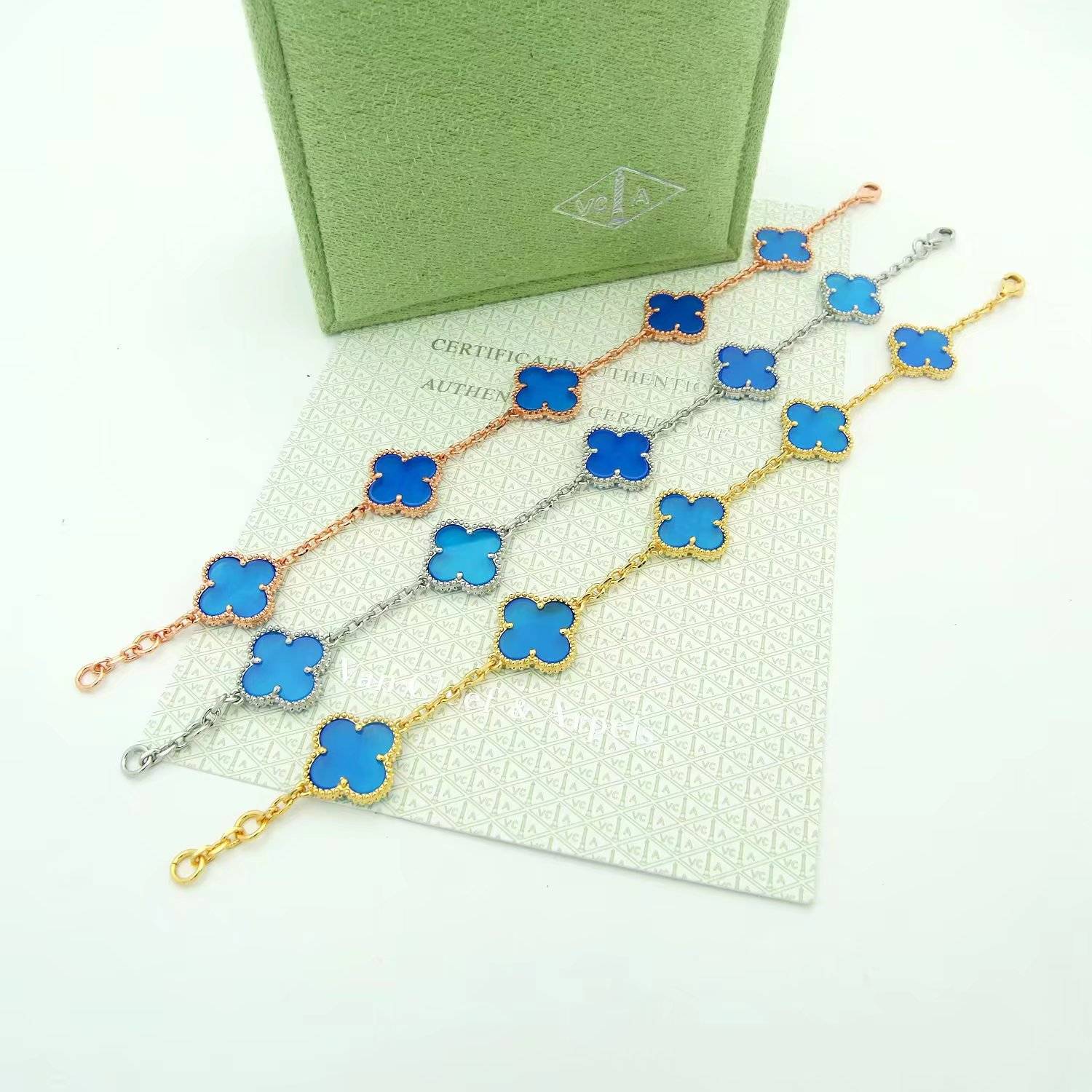 Van Cleef Arpels ヴァン クリーフアーペル レディース ブレスレット フリヴォル モチーフネックレス 上品なアクセサリー ギフト - 画像 7