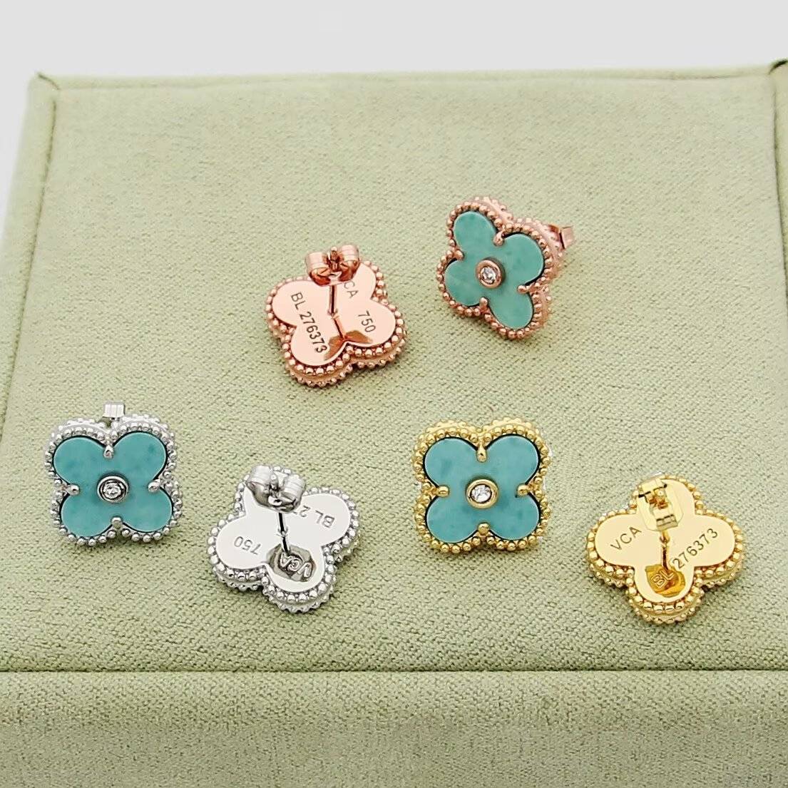Van Cleef Arpels ヴァン クリーフアーペル レディース ピアス 四つ葉モチーフ ブランドピアス ギフト ゴールド - 画像 6
