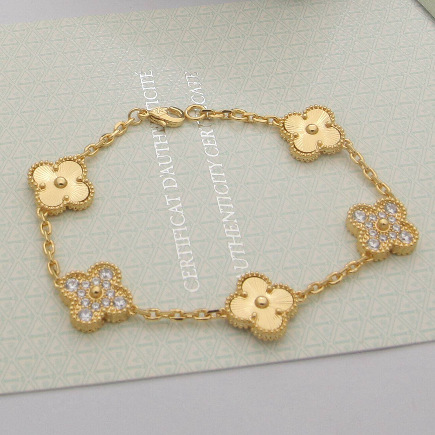 Van Cleef Arpels ヴァン クリーフアーペル レディース ブレスレット フリヴォル モチーフネックレス 上品なアクセサリー ゴールド - 画像 5