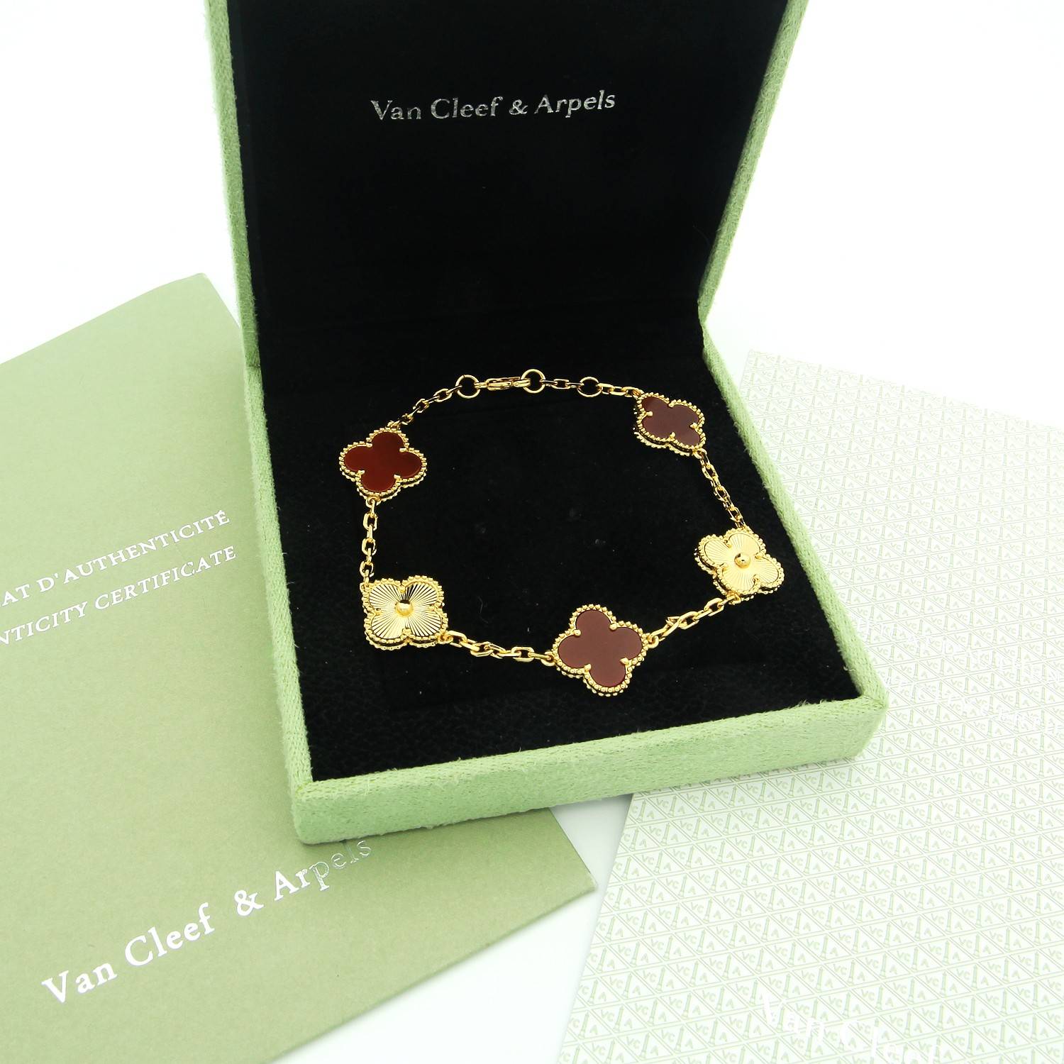Van Cleef Arpels ヴァン クリーフアーペル レディース ブレスレット フリヴォル モチーフネックレス 上品なアクセサリー ギフト ゴールド - 画像 7