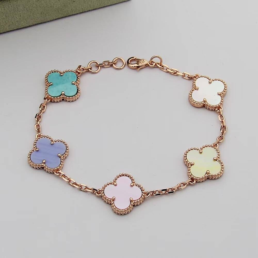 Van Cleef Arpels ヴァン クリーフアーペル レディース ブレスレット フリヴォル マザーオブパール イエローゴールド シルバー ホワイトゴールド - 画像 2