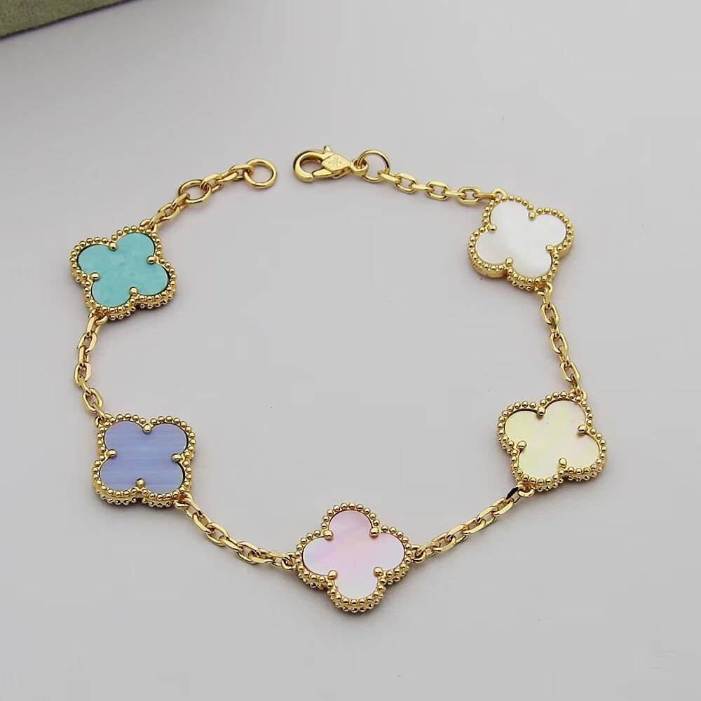 Van Cleef Arpels ヴァン クリーフアーペル レディース ブレスレット フリヴォル マザーオブパール イエローゴールド シルバー ホワイトゴールド - 画像 3
