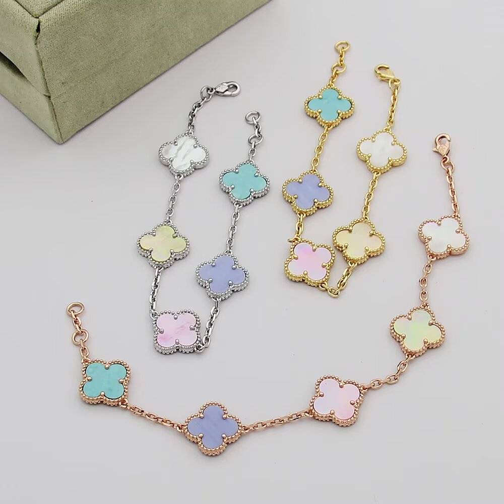 Van Cleef Arpels ヴァン クリーフアーペル レディース ブレスレット フリヴォル マザーオブパール イエローゴールド シルバー ホワイトゴールド - 画像 5