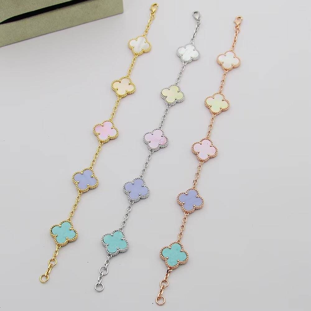 Van Cleef Arpels ヴァン クリーフアーペル レディース ブレスレット フリヴォル マザーオブパール イエローゴールド シルバー ホワイトゴールド - 画像 8