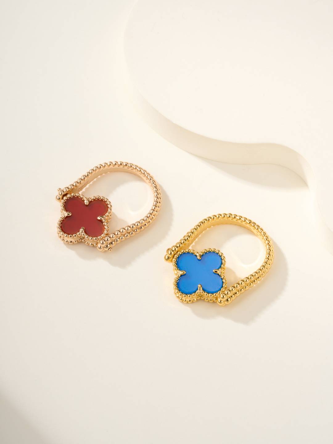Van Cleef Arpels ヴァン クリーフアーペル レディース リング 四つ葉モチーフ ブランドジュエリー プチジュエリー ゴールド - 画像 11