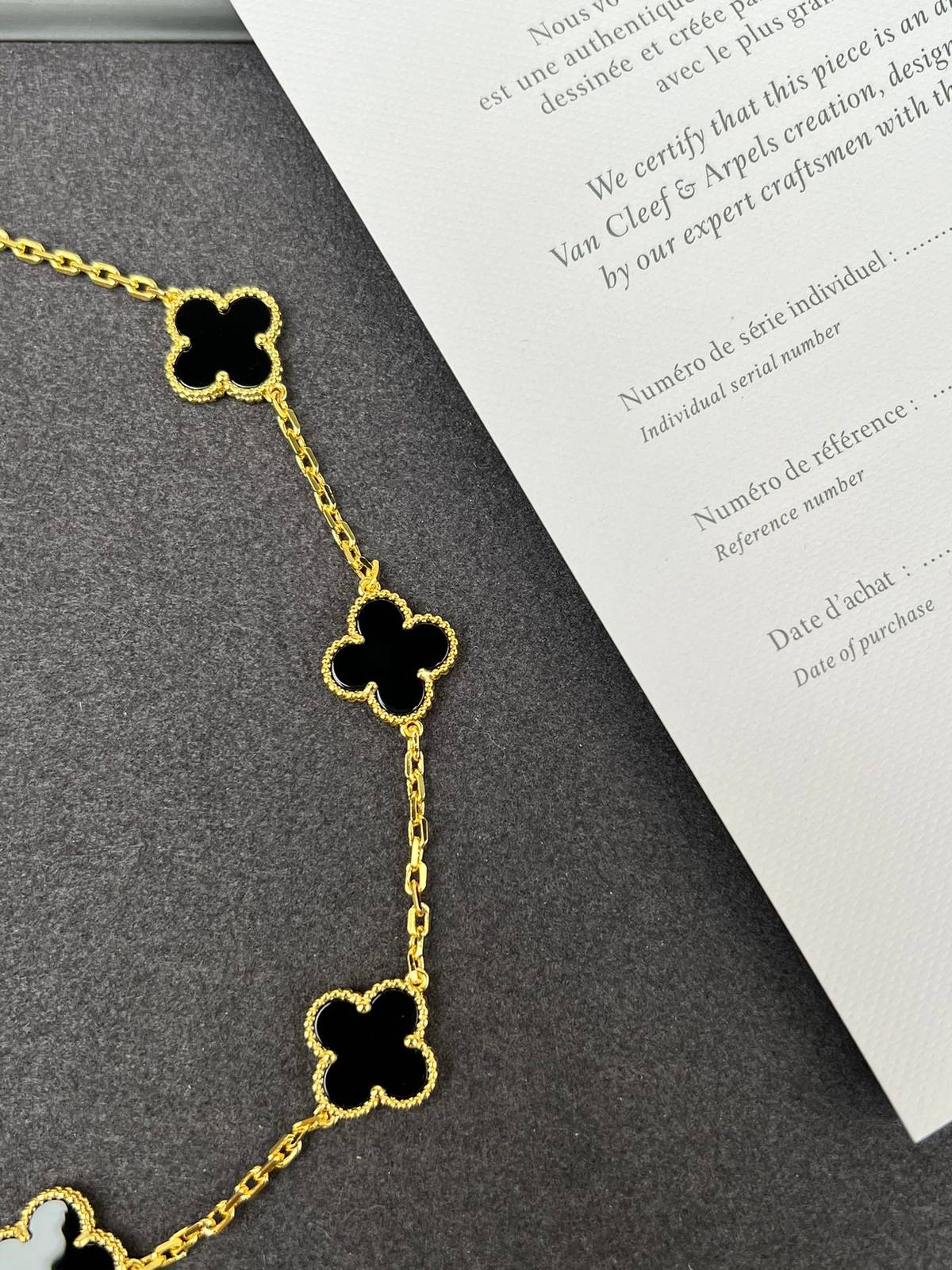 Van Cleef Arpels ヴァン クリーフアーペル レディース ネックレス アルハンブラ ブランドネックレス モチーフネックレス ゴールド - 画像 5