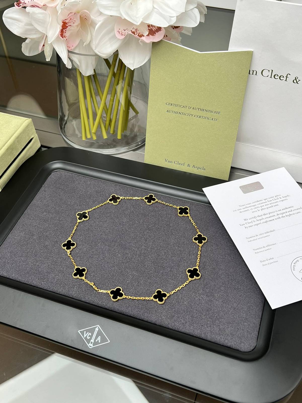 Van Cleef Arpels ヴァン クリーフアーペル レディース ネックレス アルハンブラ ブランドネックレス モチーフネックレス ゴールド - 画像 6