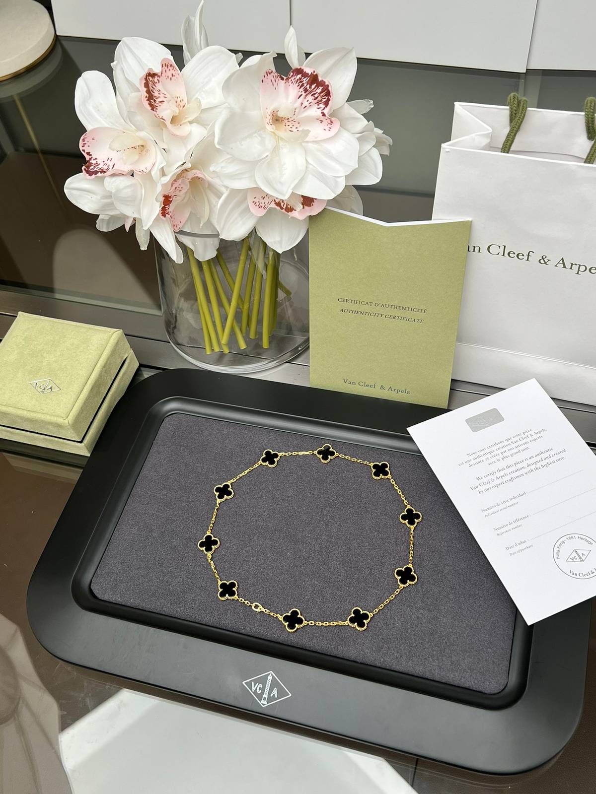 Van Cleef Arpels ヴァン クリーフアーペル レディース ネックレス アルハンブラ ブランドネックレス モチーフネックレス ゴールド - 画像 7